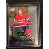 Image 1 : GUY LAFLEUR SIGNED UPPER DECK BLACK DIAMOND HOCKEY CARD