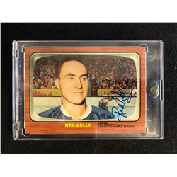 RED KELLY SIGNED TOPPS HERITAGE HOCKEY CARD