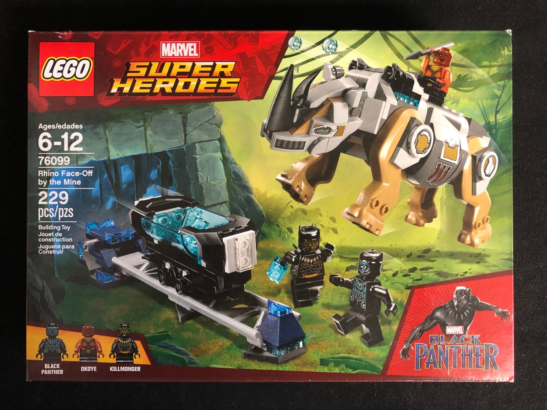 Marvel Rhino Face-Off by the Mine Lego Black Panther 76099