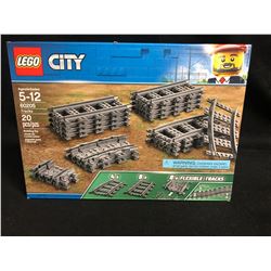 LEGO 60205 City Flexible Straight And Curved Passenger Train Tracks Building Set