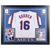 Image 1 : Dwight "Doc" Gooden Signed New York Mets 35x43 Custom Framed Jersey (JSA COA)