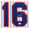 Image 2 : Dwight "Doc" Gooden Signed New York Mets 35x43 Custom Framed Jersey (JSA COA)