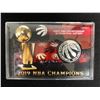 Image 1 : LIMITED EDITION 2019 NBA CHAMPIONS TORONTO RAPTORS SILVER PLATED COIN