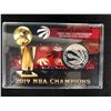Image 1 : LIMITED EDITION 2019 NBA CHAMPIONS TORONTO RAPTORS SILVER PLATED COIN