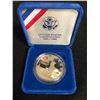 Image 1 : 1986 UNITED STATES Ellis Island Statue of Liberty NY Proof Silver One Dollar Coin