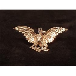 10K Gold Eagle Pendant