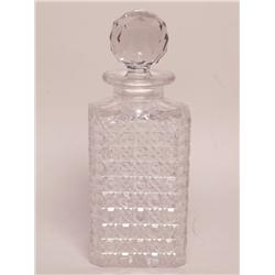 Antique English Cut Crystal Decanter