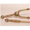 Image 3 : Victorian Engraved Brass Fireside Set