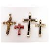 Image 1 : Estate Jewelry  Four Different Crosses