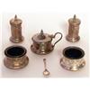 Image 1 : British Sterling Condiment Set in Case