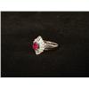 Image 2 : Jewelry Platinum Ruby and Diamond Ring