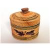Image 1 : Old Nootka Nob Top Circular Basket C. 1930