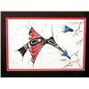 Image 1 : Haida Original Painting Hummingbird