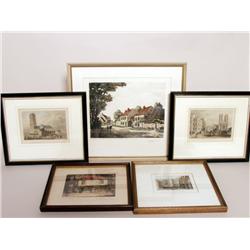 Five Antique Engravings