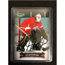 JIM RUTHERFORD SIGNED PARKHURST HOCKEY CARD