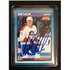 Image 1 : JOHN LeCLAIR SIGNED SCORE 91 HOCKEY CARD