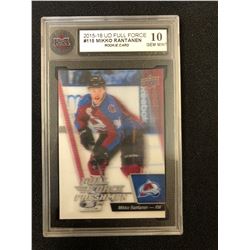 2015-16 UD FULL FORCE #115 MIKKO RANTANEN ROOKIE CARD (10 GEM MINT)