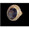 Image 3 : Sapphire & Diamond Cocktail Ring