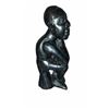Image 3 : Wood Carved Sculpture Thinking Man