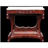 Image 2 : Empire Mahogany Marbletop Console Table