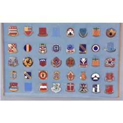 78-u.s. Military Unit Enameled Lapel Pins
