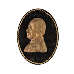 Early 20thc, WWII Italian Bronze Bas-relief, Mussolini