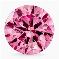 4ct Round Pink Brilliant Cut BIANCO Diamond