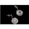 Image 2 : 18k White Gold Plated Cubic Zirconia Cz Drop Dangle Earrings