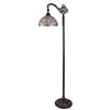Image 2 : Tiffany-style Reading Floor Lamp
