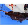 Image 8 : Wooden Santa Maria with Embroidery Tall Model Ship 30"