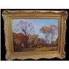 Image 9 : Antique Original Oil Painting On Canvas "autumn" Signed Bartholomew Sporer D1928