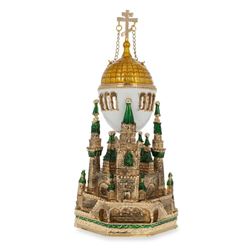 Faberge Inspired 1906 Moscow Kremlin Royal Russian Egg