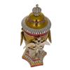 Image 2 : Faberge Inspired 7" Russian Imperial Double-Headed Eagle Royal Inspired Egg
