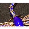Image 3 : Chinese Export Sterling Silver & Enamel Articulated Dragonfly Brooch Pin