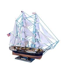 Wooden Charles W. Morgan Limited Model Whaling Boat 32"