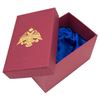 Image 6 : Faberge Inspired 4" Golden Trellis Crimson Enamel Royal Inspired Russian Egg