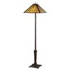 Image 1 : "CHADRICK" Tiffany-style Mission 2 Light Floor Lamp 18" Shade
