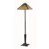 Image 2 : "CHADRICK" Tiffany-style Mission 2 Light Floor Lamp 18" Shade