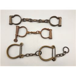 Three Pair of Vintage Handcuffs