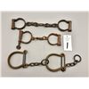 Image 9 : Three Pair of Vintage Handcuffs