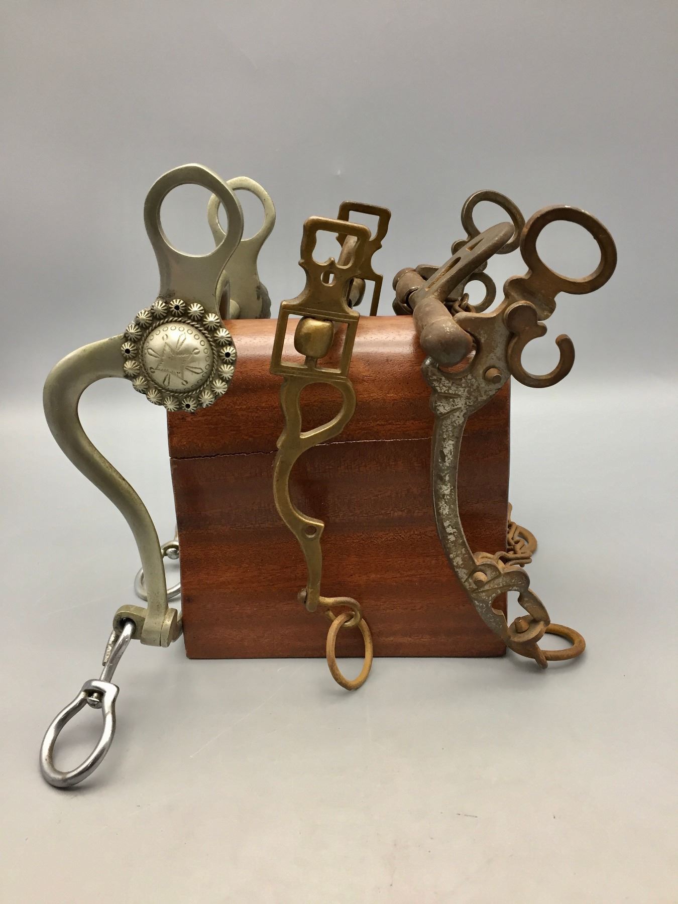 Three Vintage Horse Bits