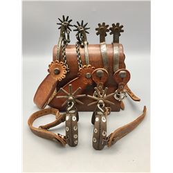 Three Pair of Vintage Ladies or Child Spurs