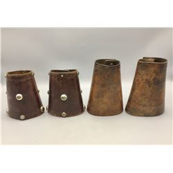 Two Pair of Vintage Cowboy Wrist Cuffs