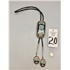 Image 10 : Exquisite Zuni Inlay Bolo Tie - Etsate