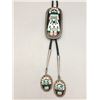 Image 2 : Exquisite Zuni Inlay Bolo Tie - Etsate