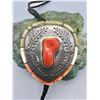 Image 1 : Sterling Silver and Inlay Bolo Tie
