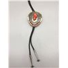 Image 2 : Sterling Silver and Inlay Bolo Tie