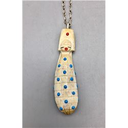 Zuni Fetish Pendant on Handmade Chain