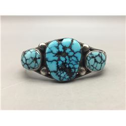 Nice Three Stone Turquoise Bracelet