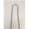 Image 3 : Turquoise Cluster Pendant with Handmade Chain